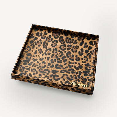 Serving Tray, Goat Leather