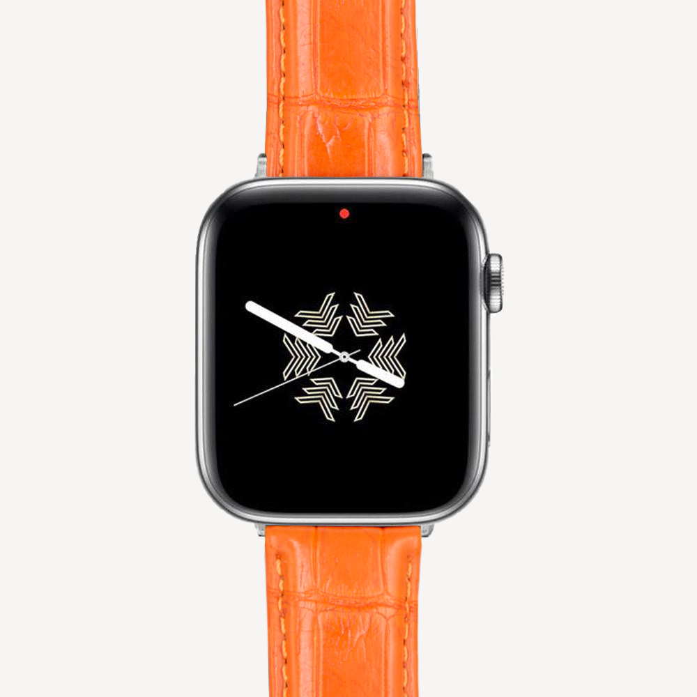 Apple Watch strap, Crocodile leather