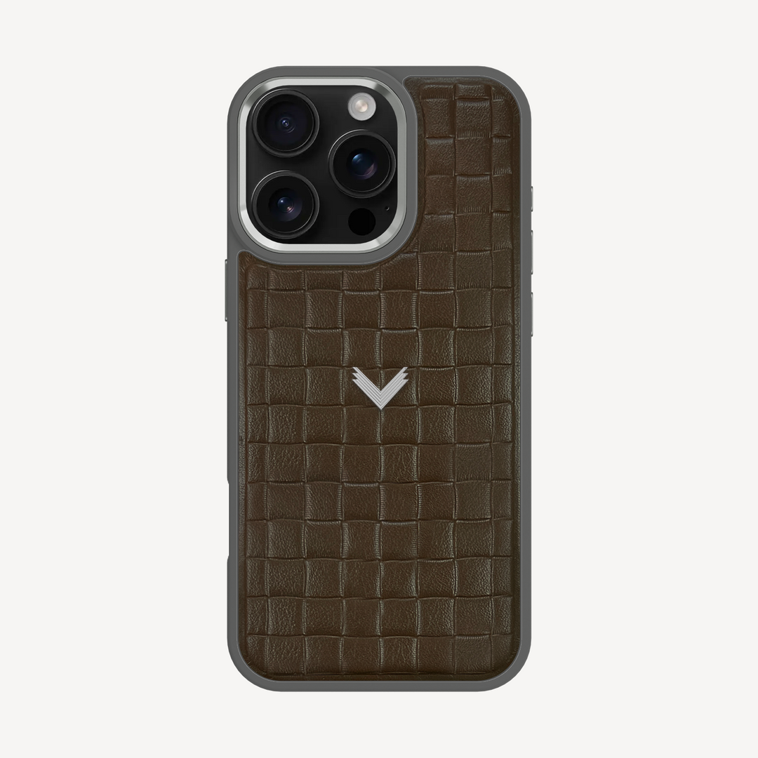 iPhone 16 Pro Max Phone Case, Calf Leather