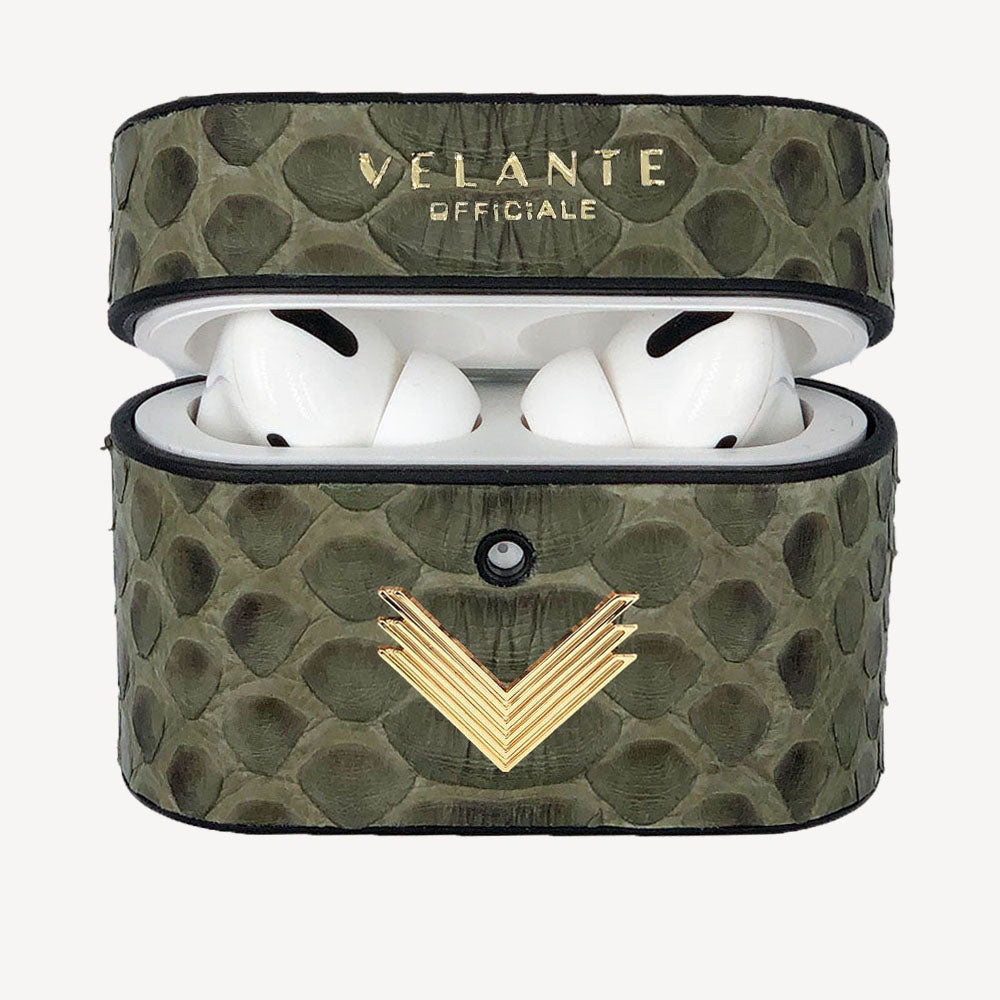 AirPods Pro Case, Python Leather