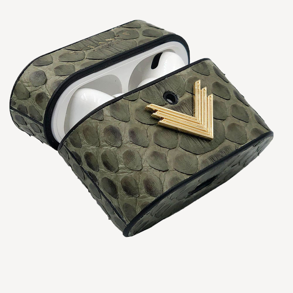 AirPods Pro Case, Python Leather