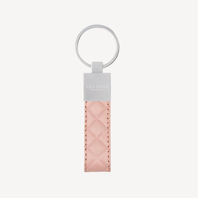 Keyring, Calf Leather, Silver