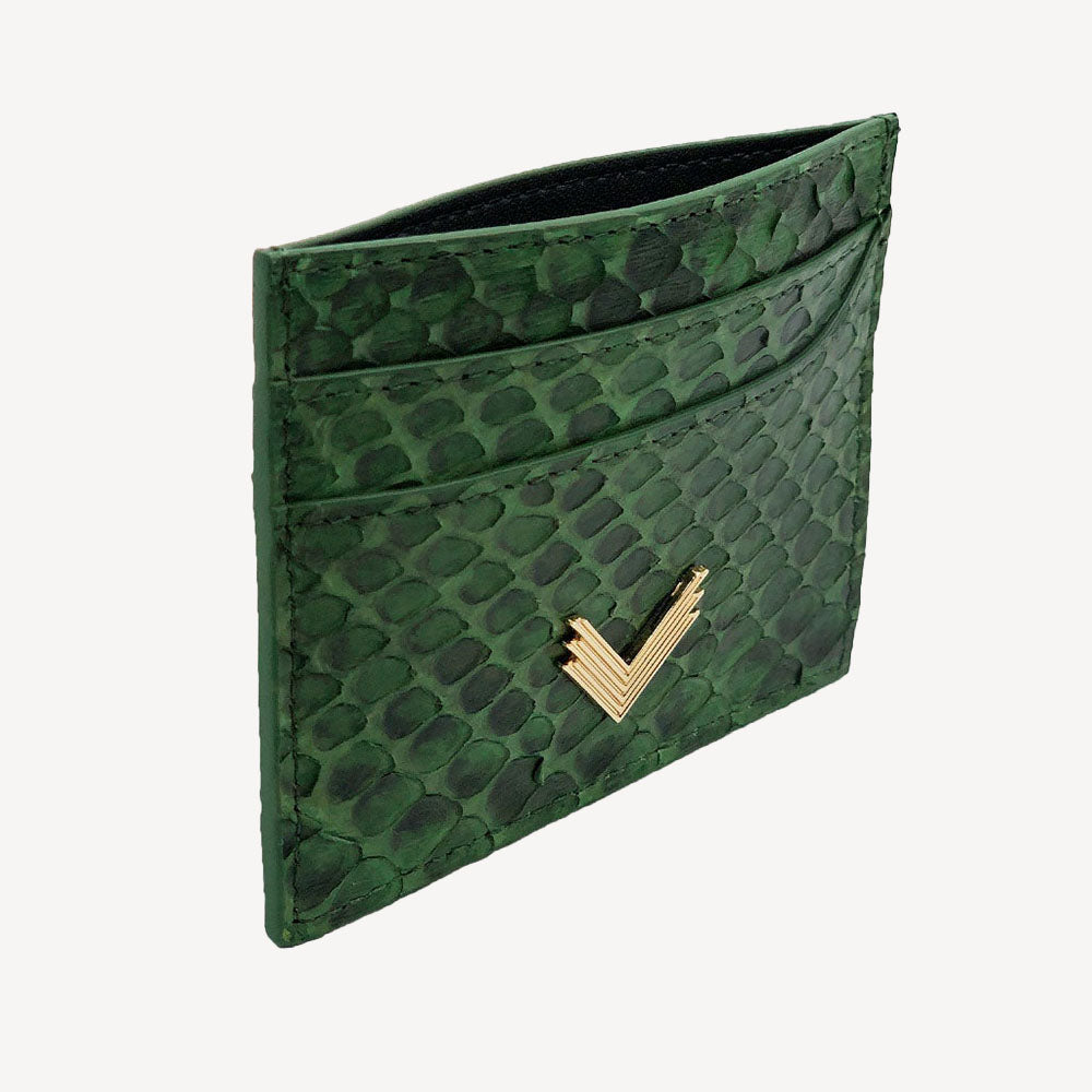 Card Holder, Python Leather