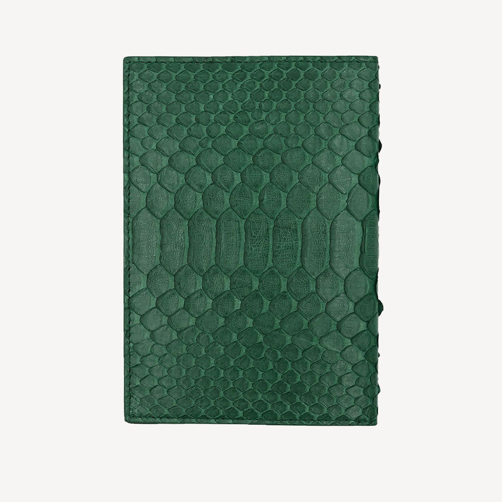 Passport Wallet, Python Leather