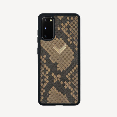 Samsung S20 Plus Phone Case, Python Leather