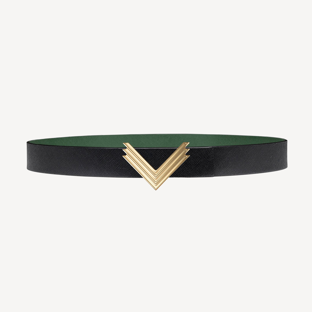 30mm Belt, Saffiano Leather