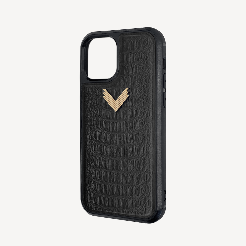 Gray Louis Vuitton Logo iPhone 13 Pro Max Impact Case