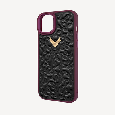 iPhone 14 Plus Phone Case, Calf Leather