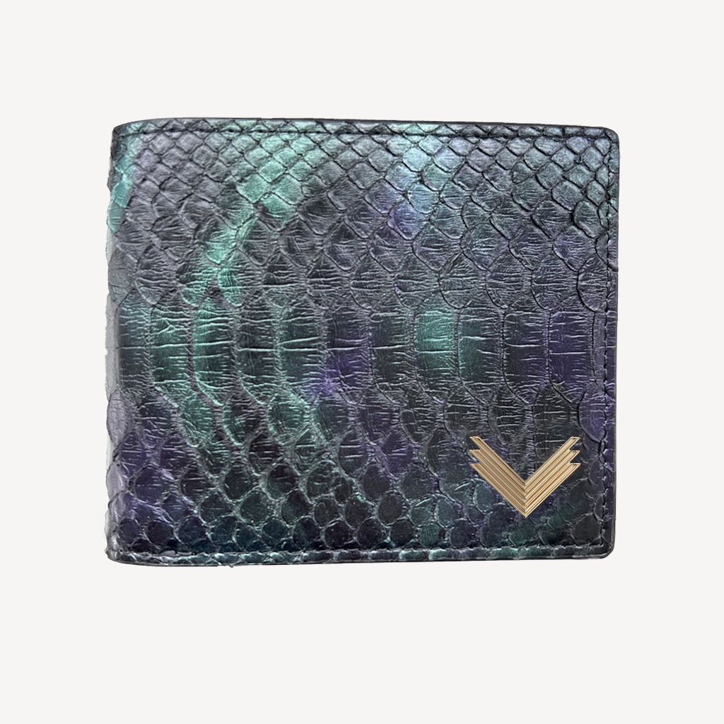 Classic Wallet, Python Leather