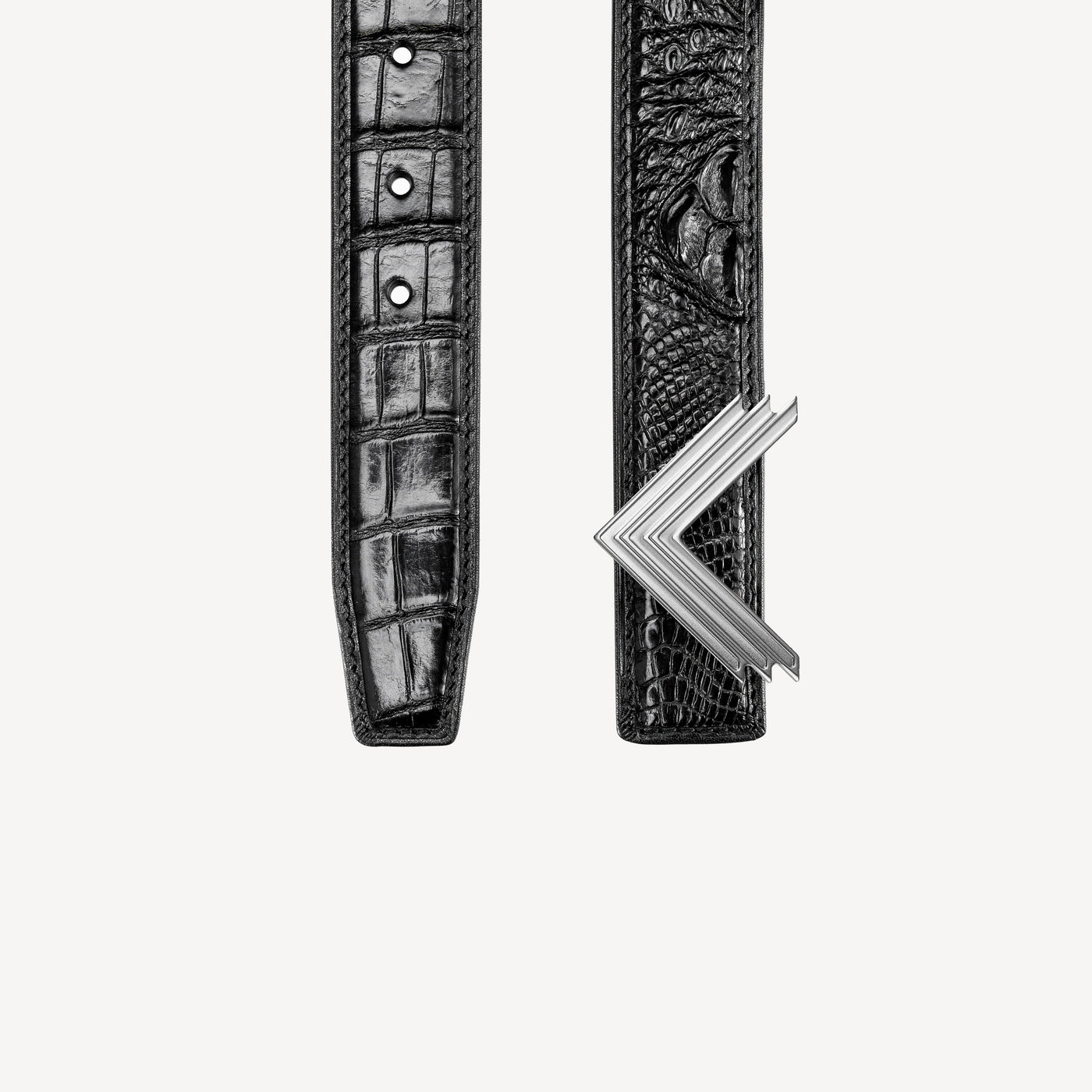 30mm Belt, Crocodile Leather