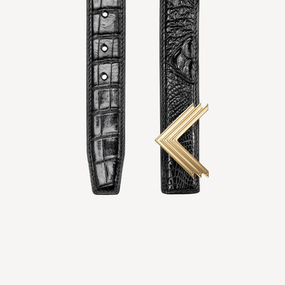 35mm Belt, Crocodile Leather