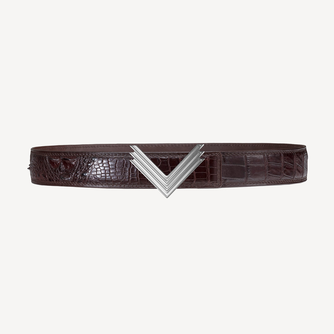 35mm Belt, Crocodile Leather