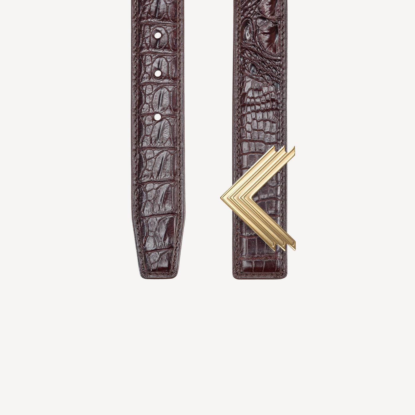 35mm Belt, Crocodile Leather